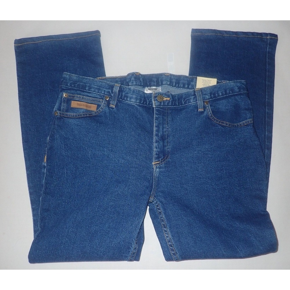 TEXAS JEANS Women's Jean  18 Stretch Bootcut Blue Denim USA made 38 x 30 NEW